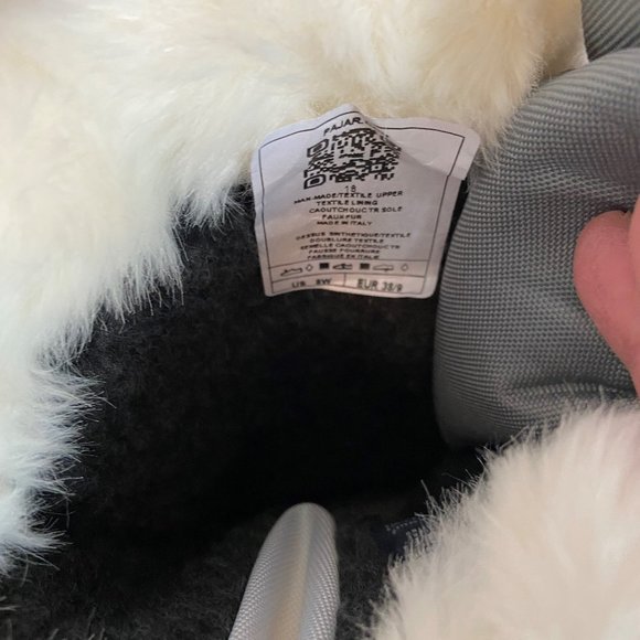 Pajar Tall White Debby Waterproof Boots Size 8 - Picture 8 of 10